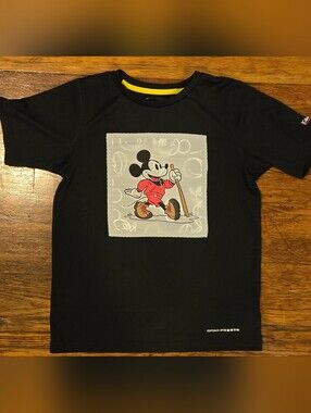 Columbia Disney Mickey Mouse Omni-Freeze Performance Tee Youth M 10/12 Black